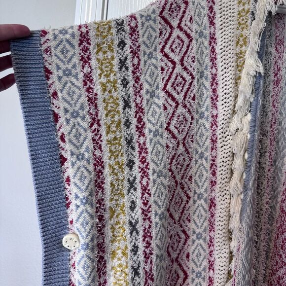 Cabi Love Siesta Fringed Oversized Cardigan Poncho Size XS/S Boho Southwestern - Picture 4 of 12